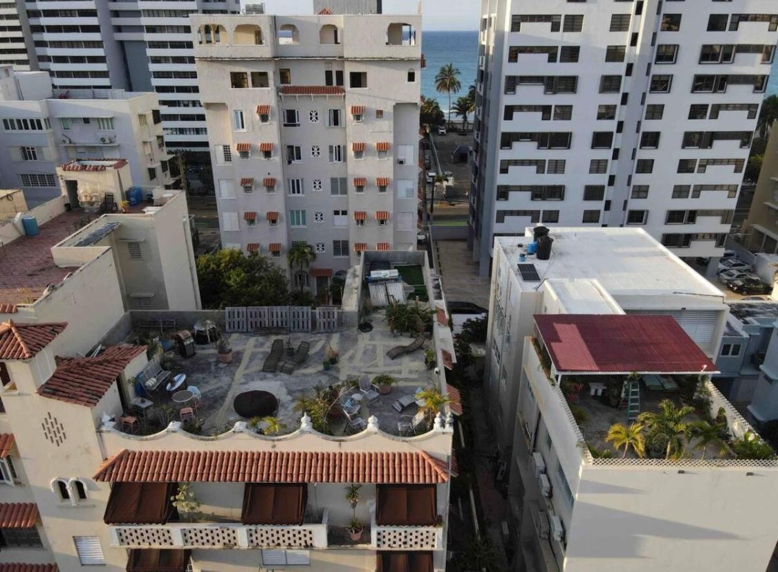 Fresh Tropical Colonial Style Walk-Up- Rooftop Terrace- Beach View San Juan Bagian luar foto